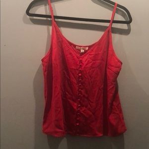 Red tank - crop top